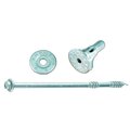 Fastenmaster Wood Screw, #7, 7 in, Stainless Steel 24 PK FMTHR007-24